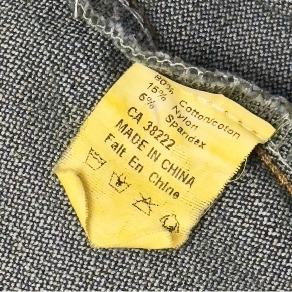 Vintage Joy London Denim Ruffled Beaded Jean Jacket Large Extra Large - Picture 12 of 15